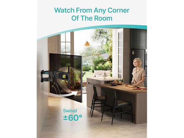 PEGZONE Full Motion TV Wall Mount