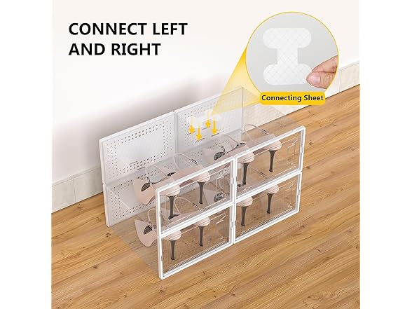 Secret Space 12 Pack Shoe Storage Organizer