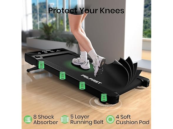 Walking Pad with 12% 6° Auto Incline