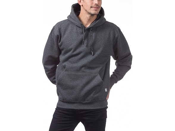 Pro Club Men (5XL) Heavyweight Hoodie Charcoal