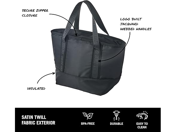 BUILT Mercer Lunch Bag Black