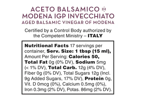 Bona Furtuna 7-Year Aged Balsamic Vinegar of Modena
