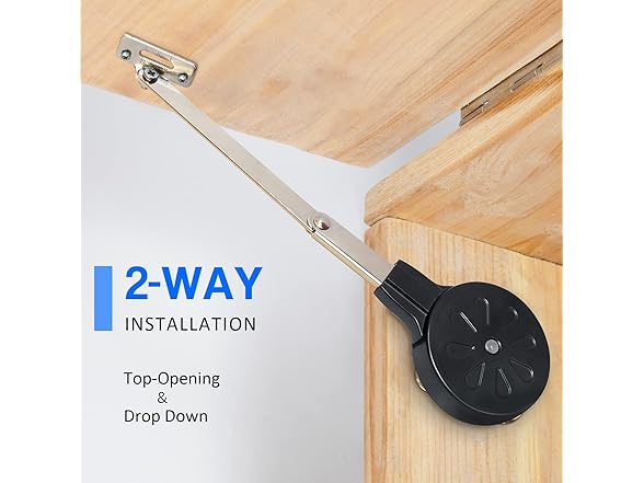 MORINBO Lid Stay 90 Degree Open with Soft Close