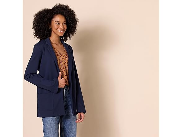 Amazon Essentials Womens Ponte Blazer