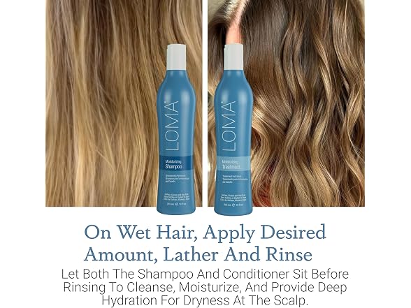 Shampoo, 12 oz & LOMA Moisturi