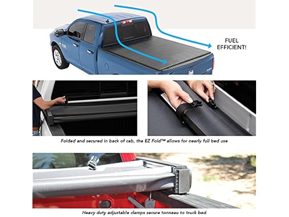 Bestop EZFold Tonneau Cover, 6.3' Bed