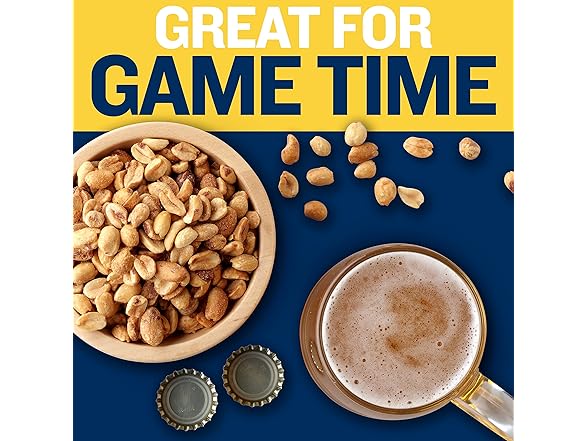 Planters Dry Roasted Peanuts Lightly Salted, 16oz