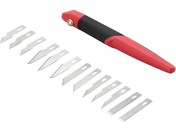 JUSTHESE 14PCS Precision Hobby Knife set