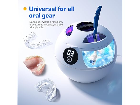 Ultrasonic Retainer & Denture Cleaner