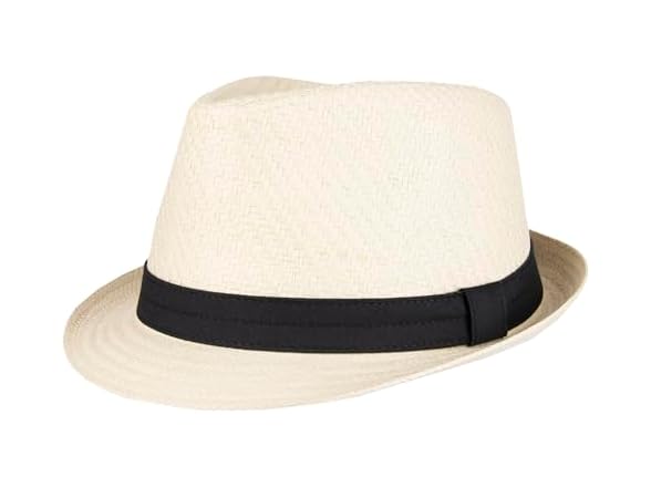 Levis Straw Fedora Brown