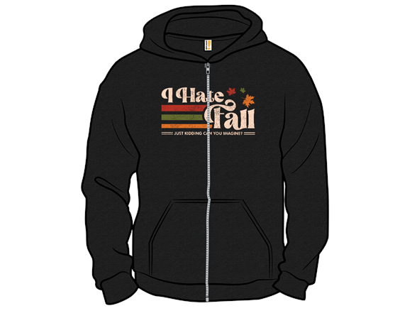 Secret Saturday Shirt: "I Hate Fall"