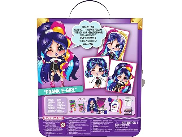 B Pack, Luscious Locks Frank E-Girl Collectible Doll