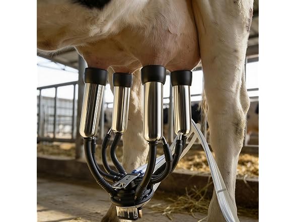 Electric Cow Milking Machine, 6.6 Gal / 25 L 304