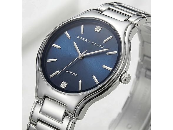 Perry Ellis Ultra Slim Watch Blue Dial