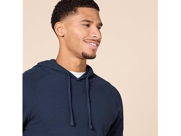 AE Mens Pullover Hoodie LS Slub Thermal