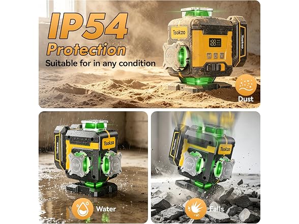 Tsokzo New 16 Line Laser Level-Yellow