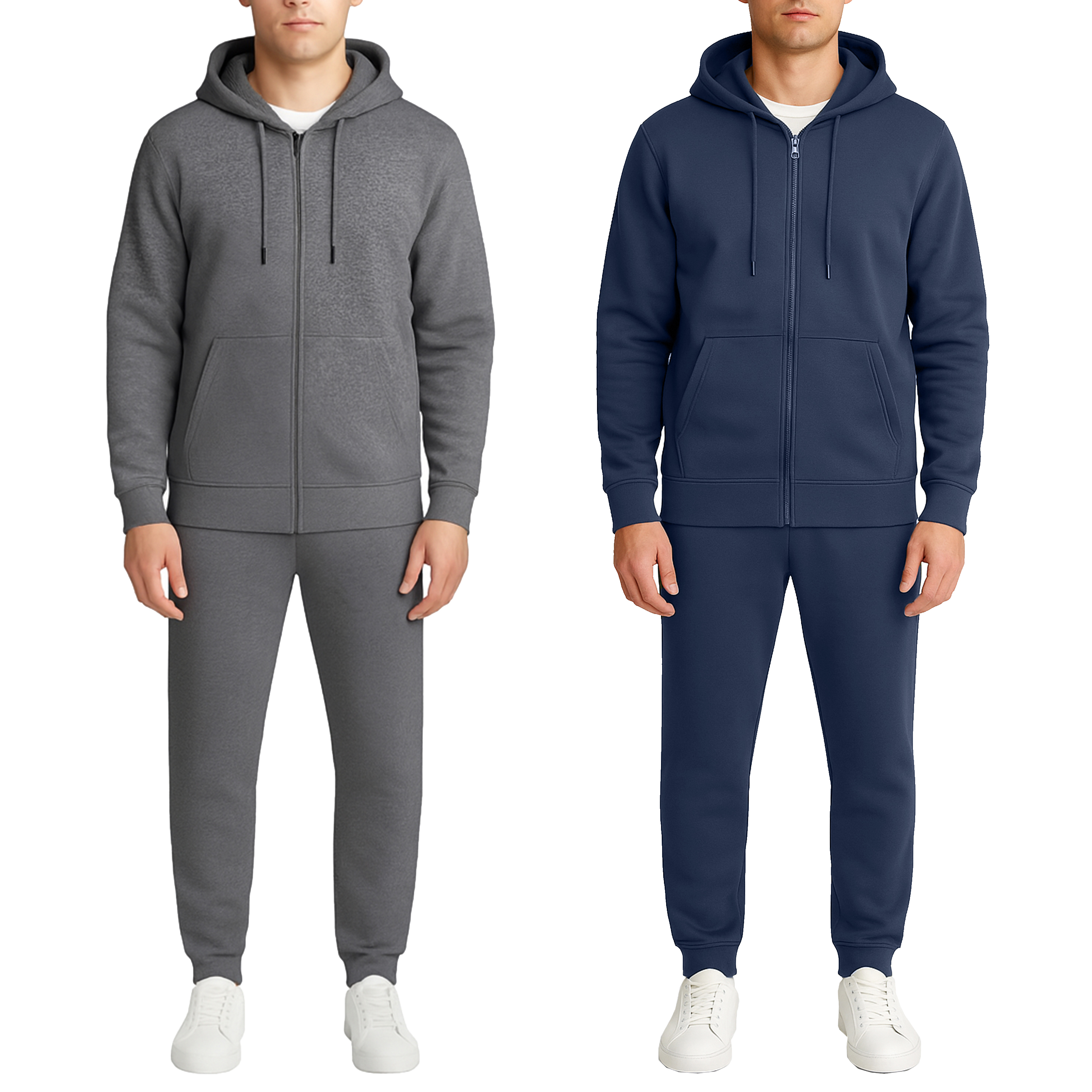 Mens Fleece-Lined Hoodie & Jogger Sets - Gallery 37
