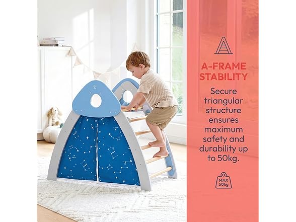 Hape 4-in-1 Climb 'n' Slide Gym Set