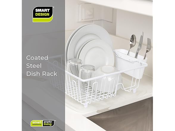 Smart Design Dish Drainer Rack Small