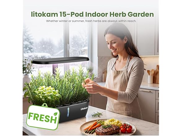 Hydroponics Growing System Kit 15 Pods