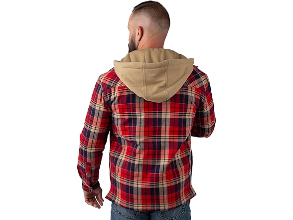 Field & Stream Mens Decoy Hooded Flannel Shirt Jkt - Gallery 6