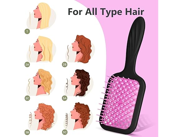 SHINLEA Vented Detangling Brush