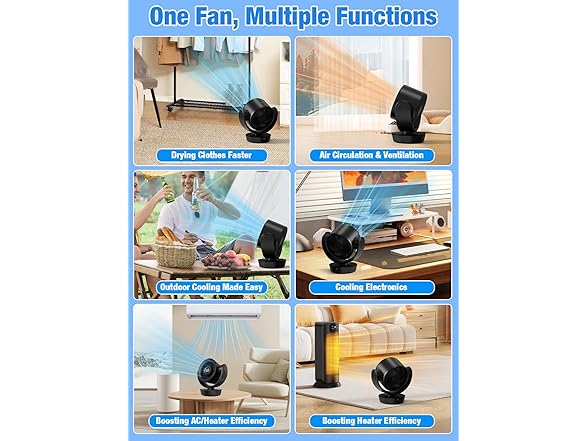Mitreal Desk Fan with Remote