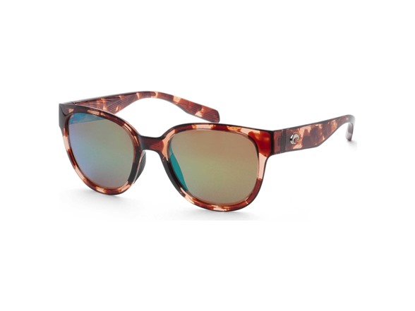 Coral Tortoise/Green Mirror