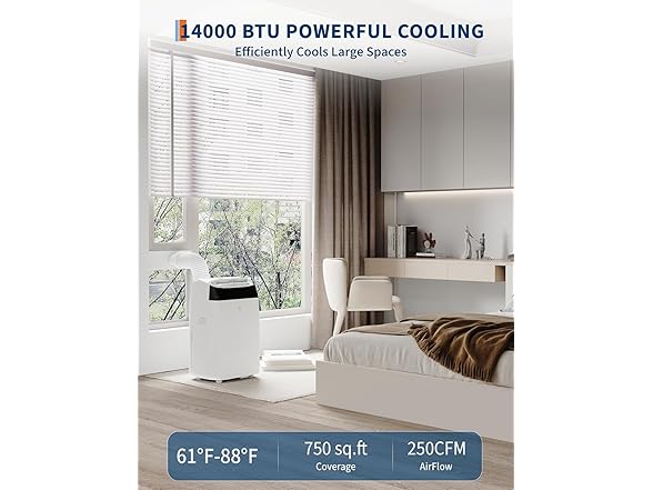 GarveeLife 14,000 BTU Portable Air Conditioner