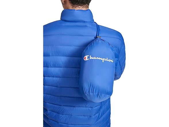 Champion Men Lightweight Packable Puffer Jacket