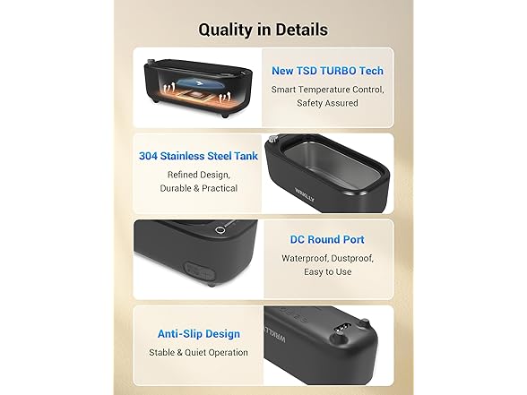 WRKLLY Ultrasonic Jewelry Cleaner
