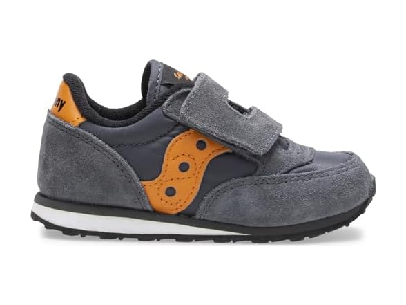 Saucony Kids Sneaker Grey/Orange (4.5)