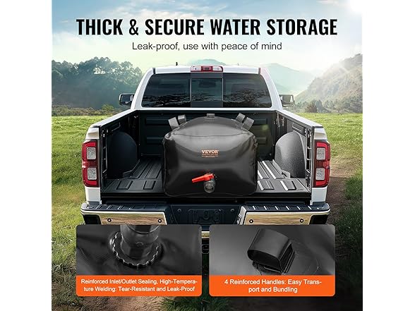 VEVOR 240L/63.4 Gallon Water Storage Bladder