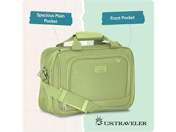 U.S. Traveler 14-Inch Rio Lightweight Softside Carry-On