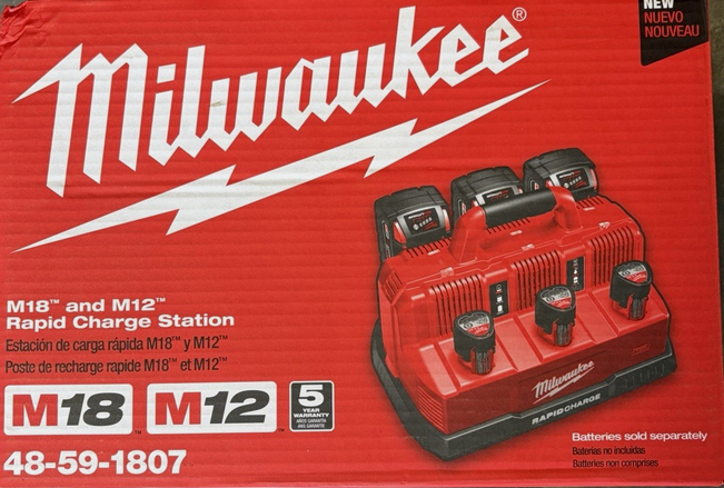 Milwaukee 48-59-1807 M18-M12 Rapid Charge Station - Gallery 2