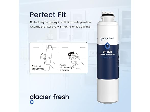 GLACIER FRESH Water Filter