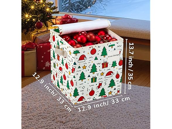 Veno SBL-0003 Christmas Ornament Storage Box