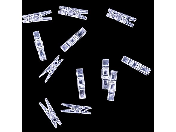 BronaGrand 50pcs Small Clear Plastic