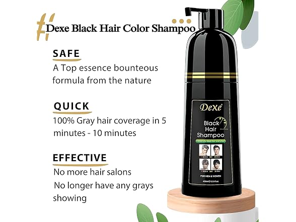 Signature Dexe Black Hair Shampoo 400 ML Instant