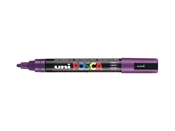 Posca P-5M Water Based Marker - 5mm - Violet