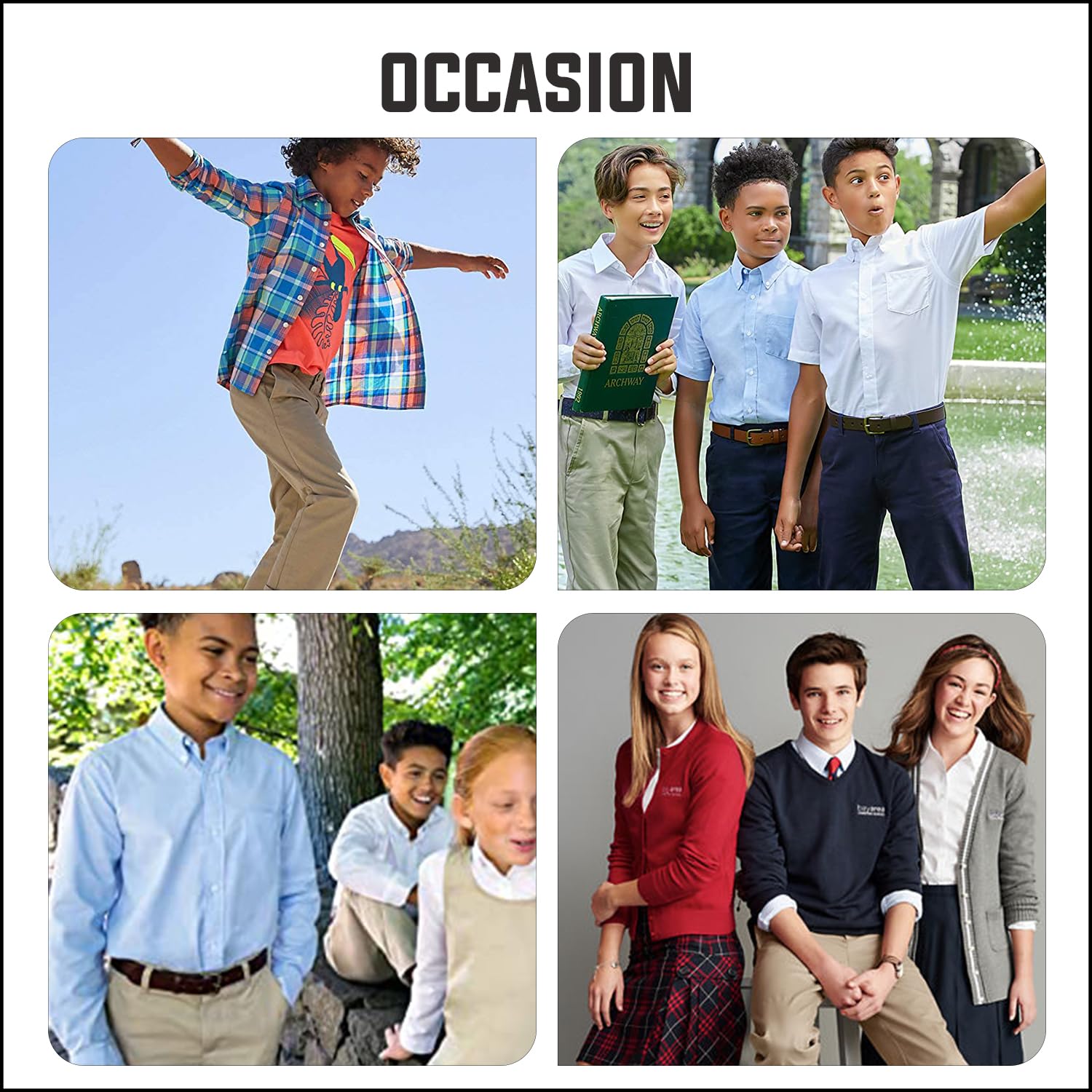 Children & Boys Classic Chino Pants - Gallery 18