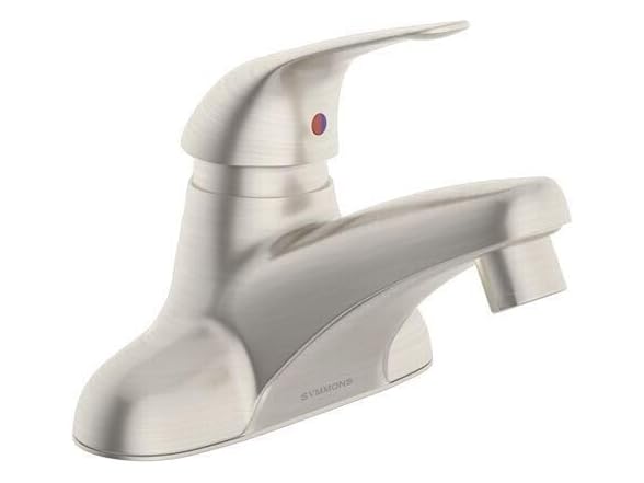 Symmons Origins Single Handle Bathroom Faucet, 4" Mount