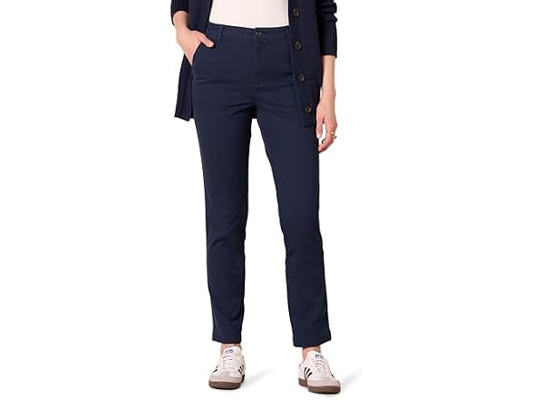 Amazon Essentials Women High-rise Pant Tan