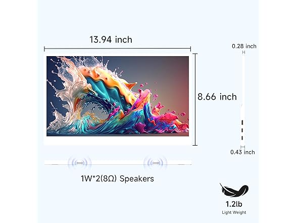 QAF 15.6" FHD Portable Monitor