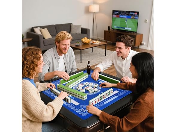 HYXFJITS Mahjong Mat for Table