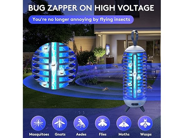 2500mAh Portable Fly Trap