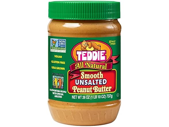 Teddie Smooth Peanut Butter 26oz