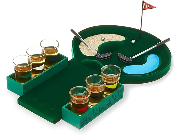 Foster & Rye Putt & Shot Mini Golf Drinking Game