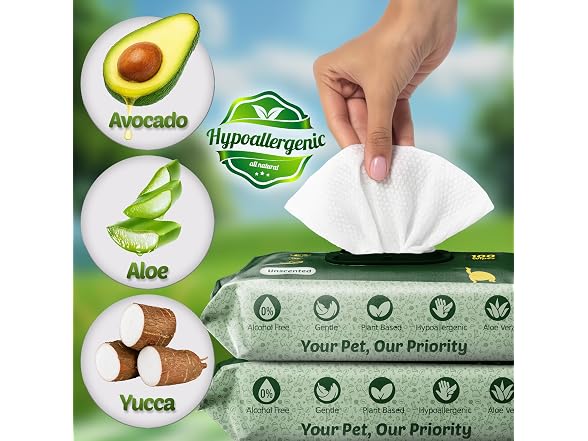 200ct Unscented Pet Wipes