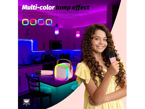 OUTUVAS Karaoke Machine for Kids